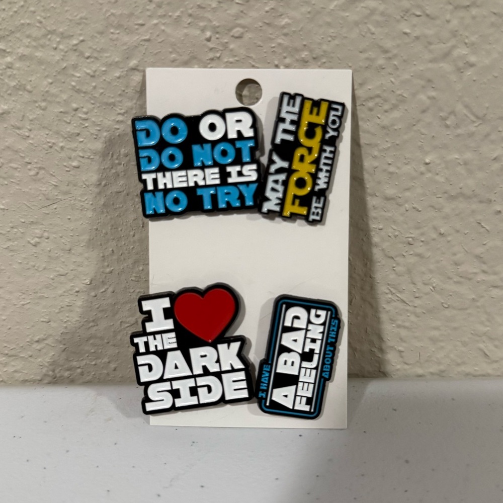 Set of 4 Star Wars Themed Pins